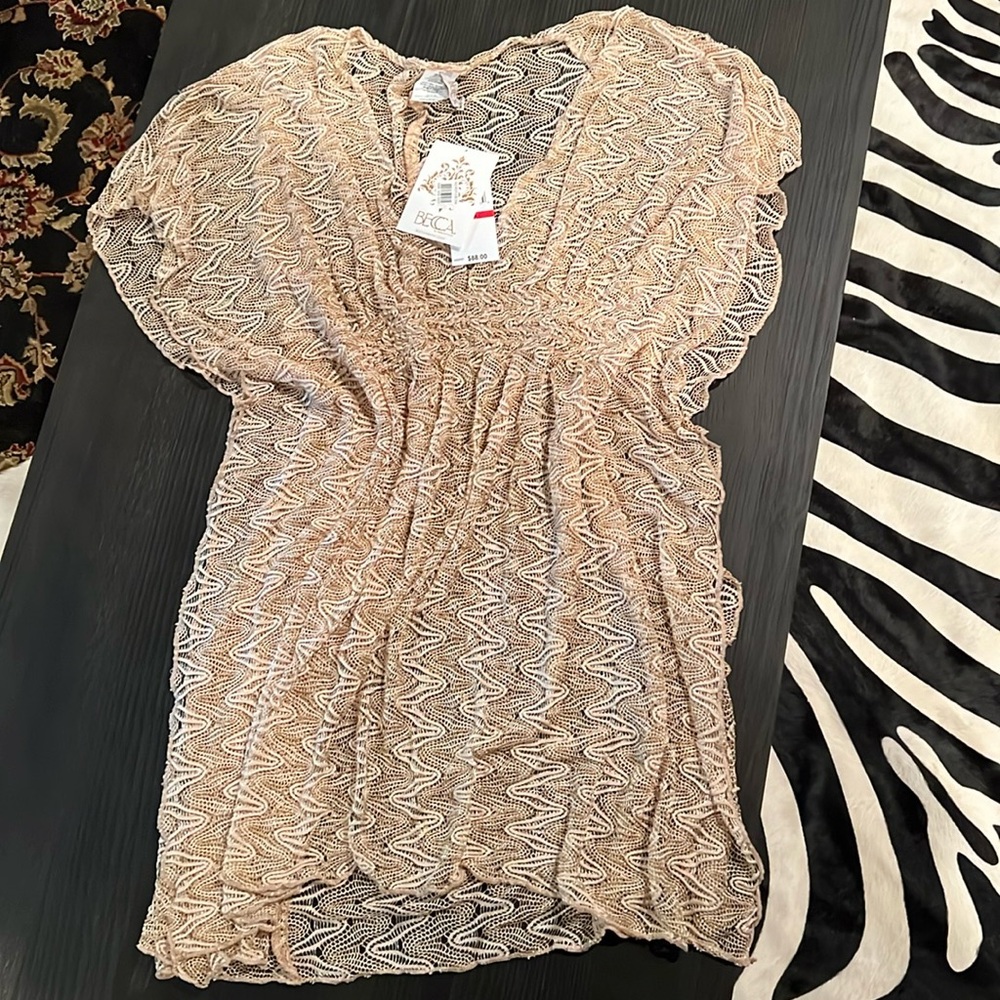 NET Becca Nordstrom Resort Swim suit cover up XS-S